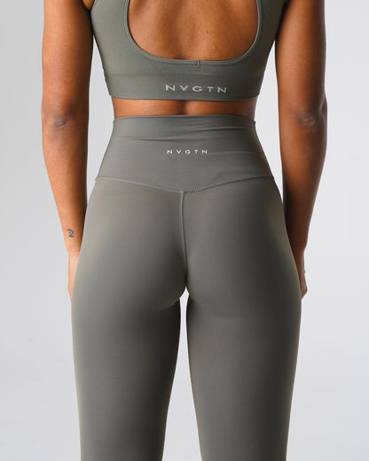 Khaki Green Signature 2.0 Leggings