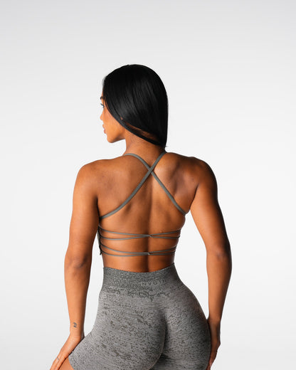 Khaki Green Invincible Seamless Bra