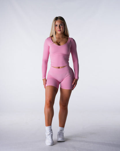 Guava Mid Rise Contour Seamless Shorts