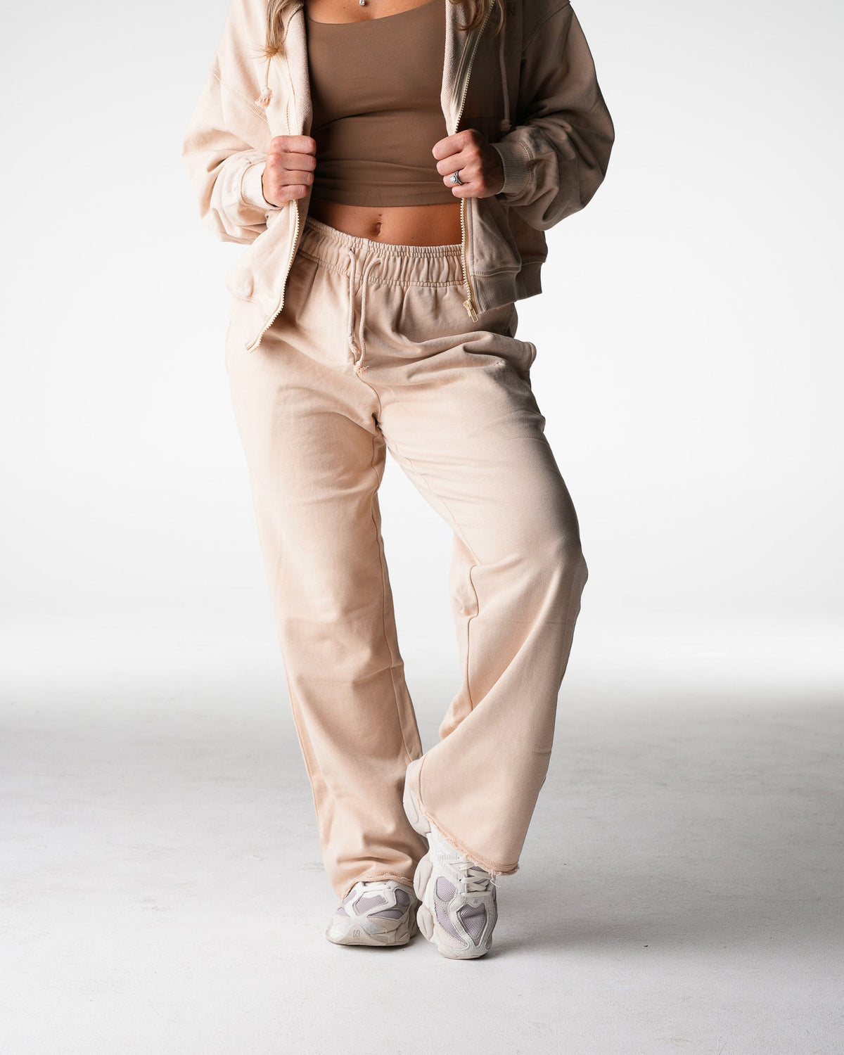 Chai Washed Straight Leg Lounge Pants
