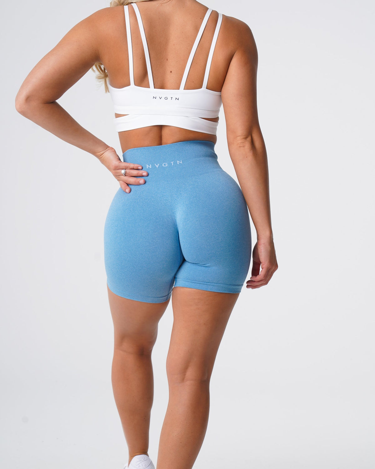 Sky Blue Pro Seamless Shorts