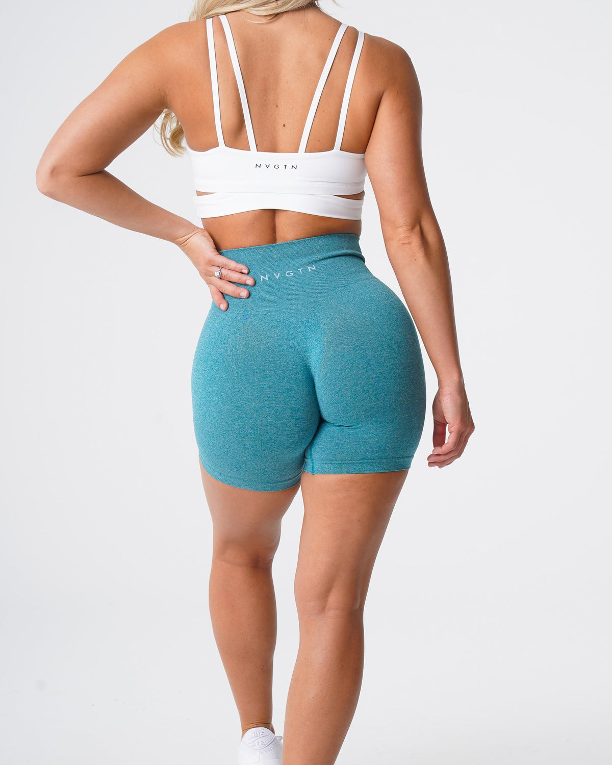 Teal Pro Seamless Shorts