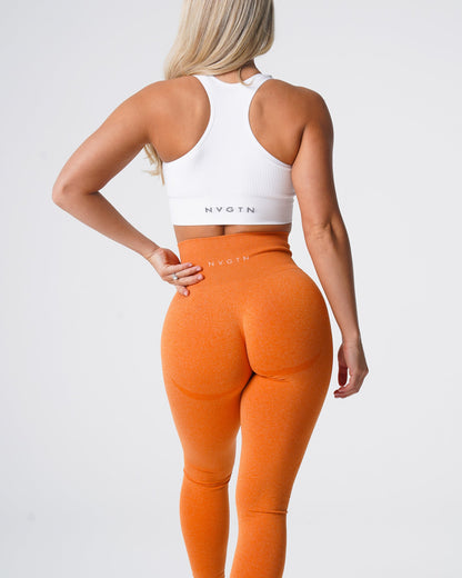 Burnt Orange Contour Seamless Leggings