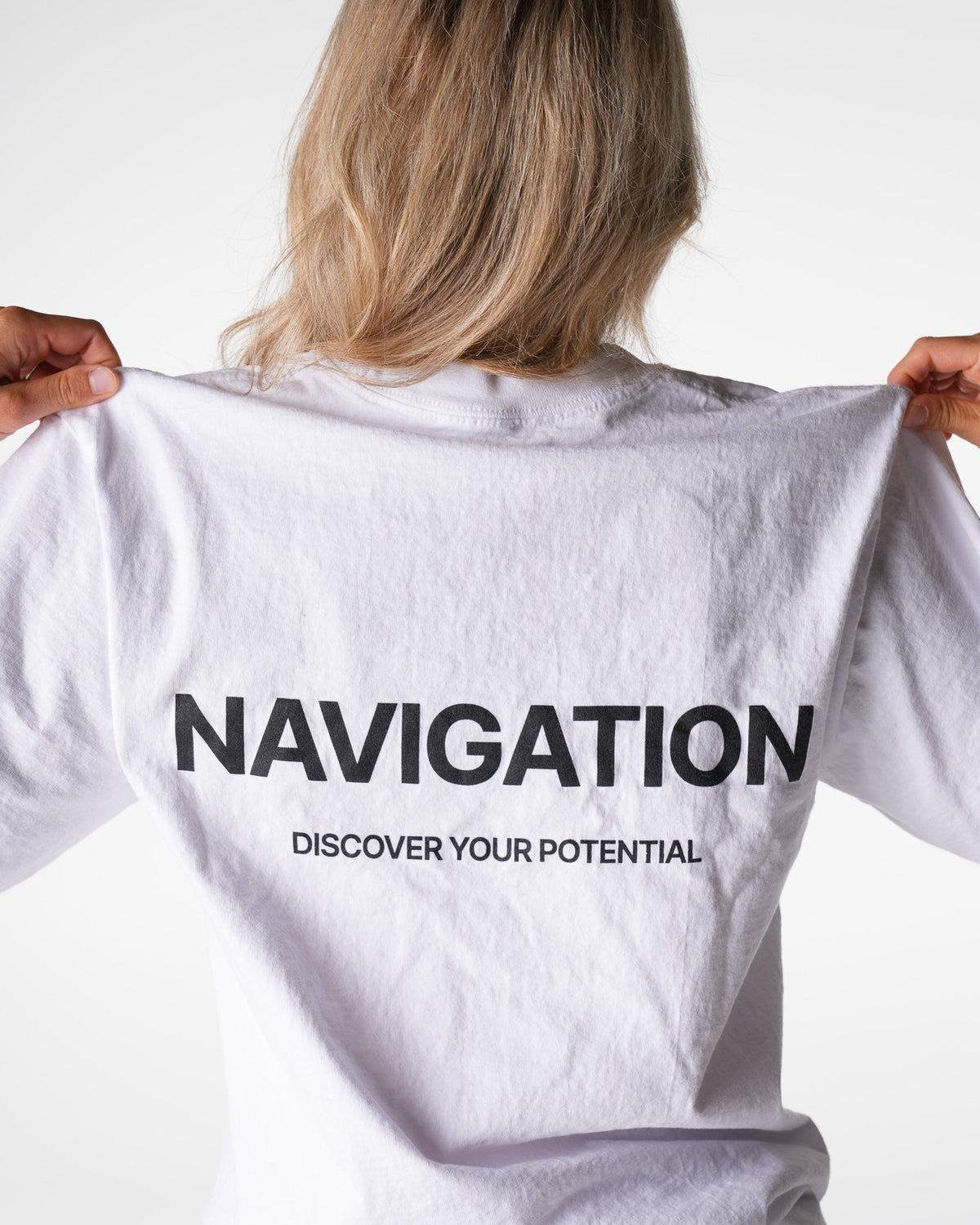 White Navigation Graphic Tee