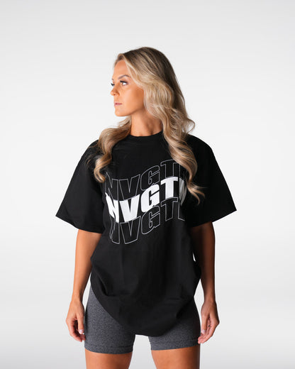 Black Wave Graphic Tee