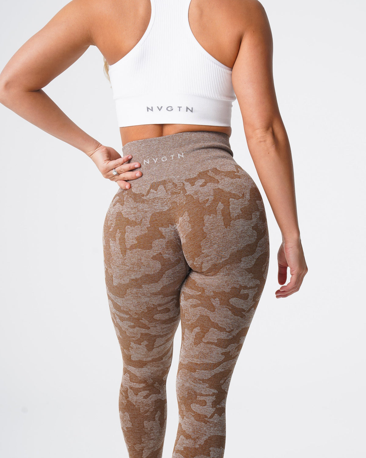 Mocha Camo Seamless Leggings