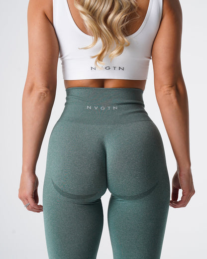 Forest Green Curve Seamless Leggings
