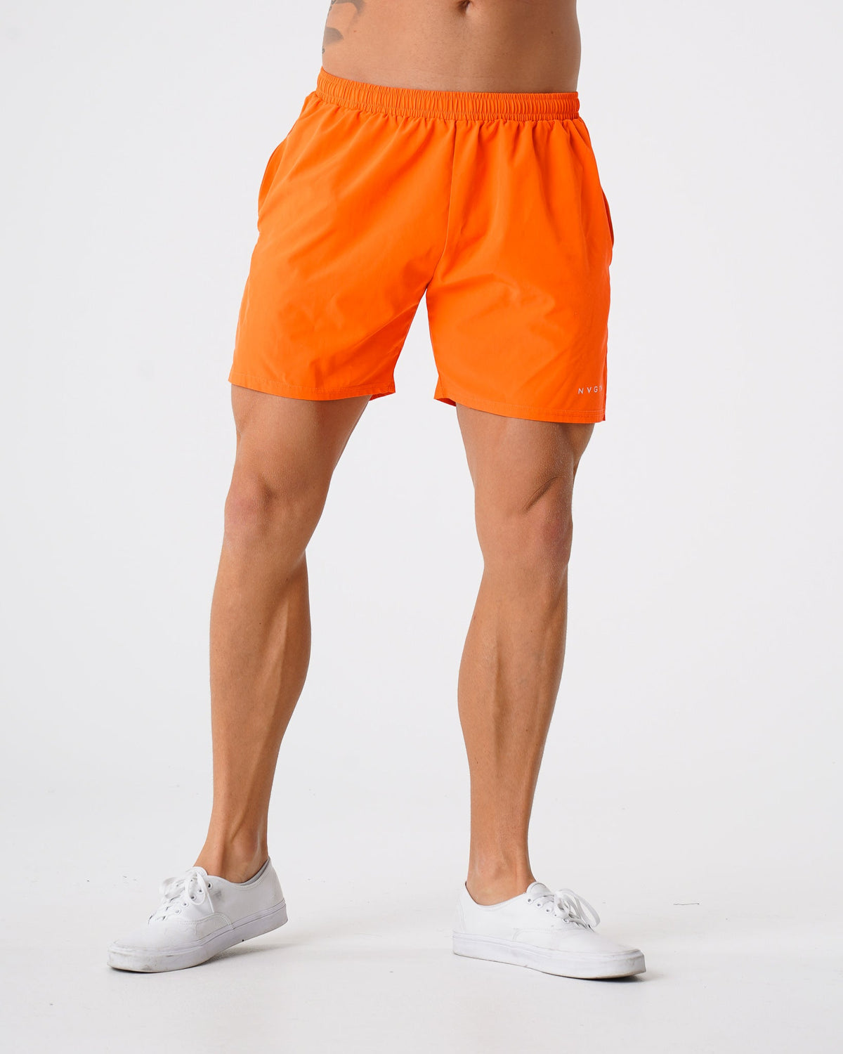 Orange Flex Shorts