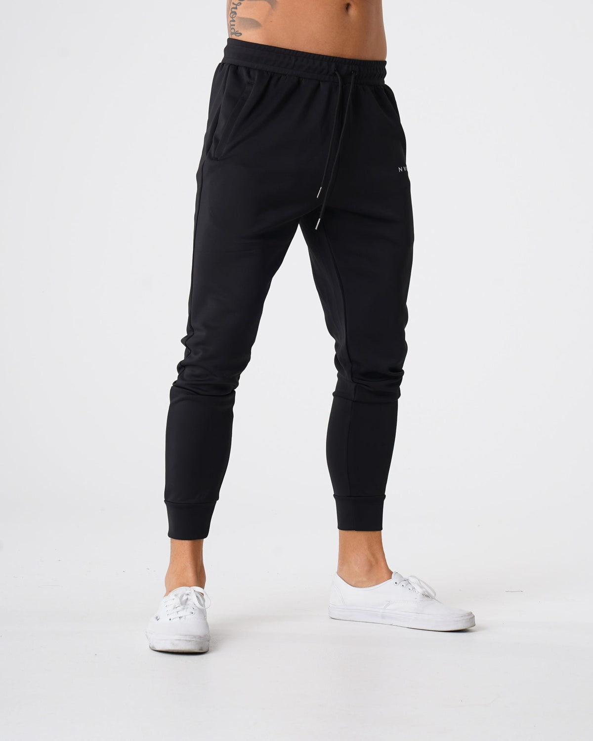 Black Track Joggers