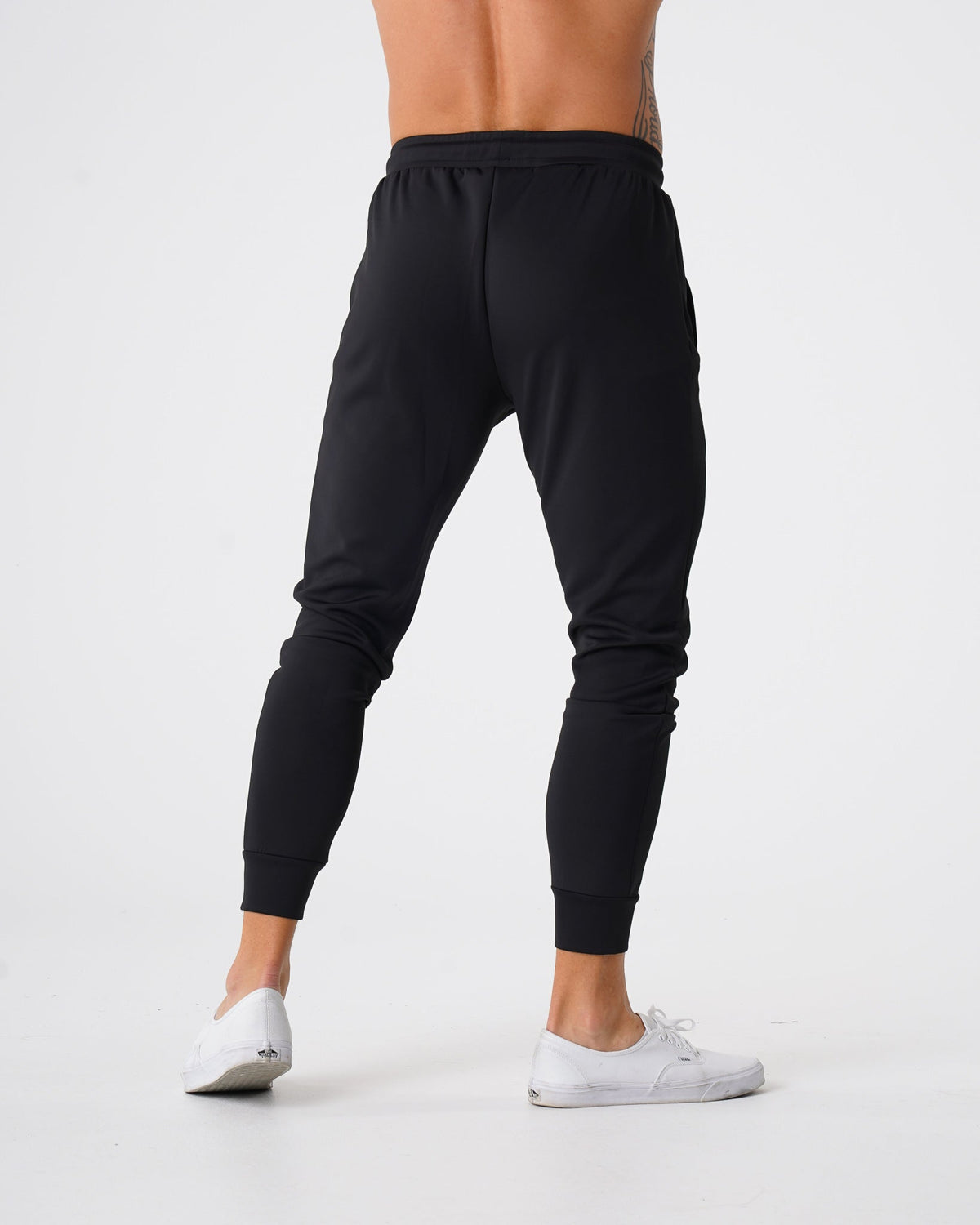 Black Track Joggers