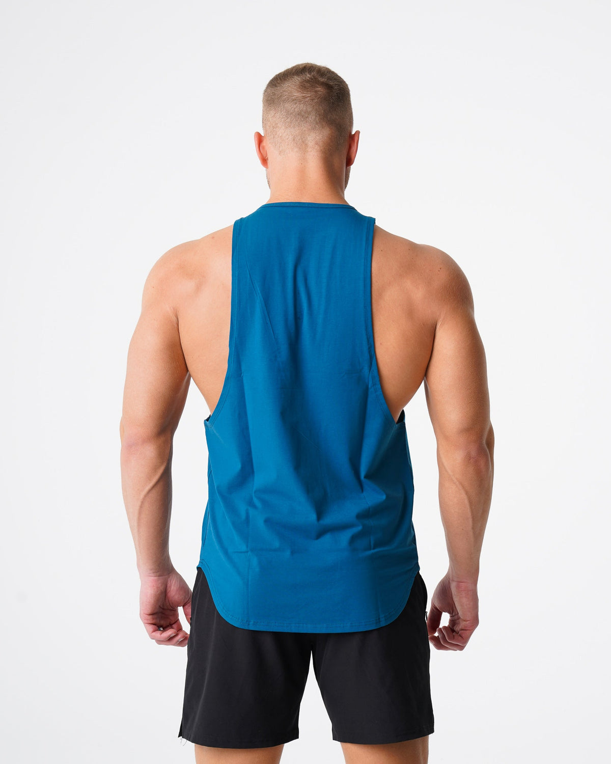French Blue Pulse Edge Tank