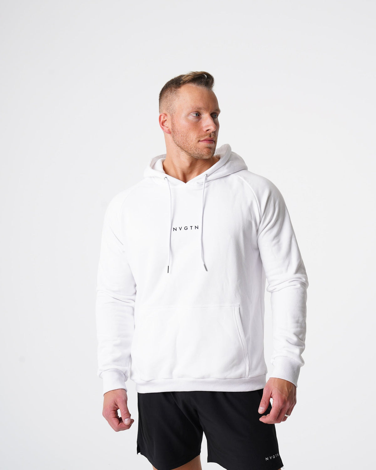 White Lounge Hoodie