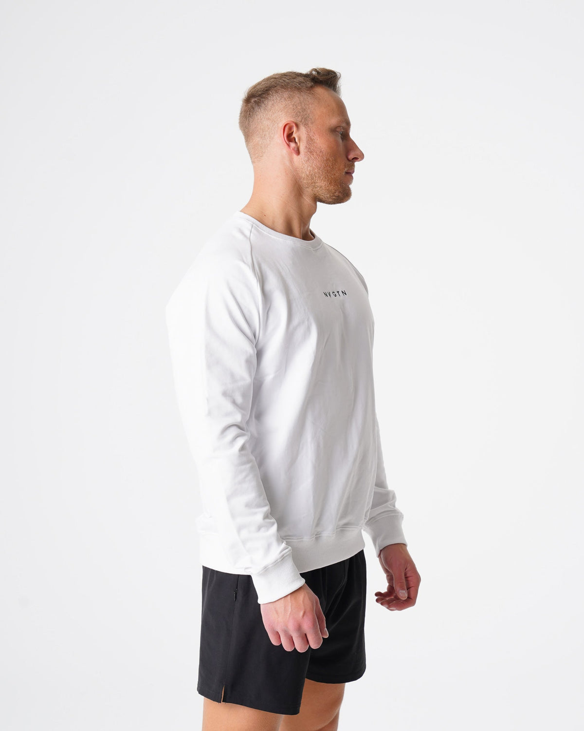 White Crew Neck Sweatshirt