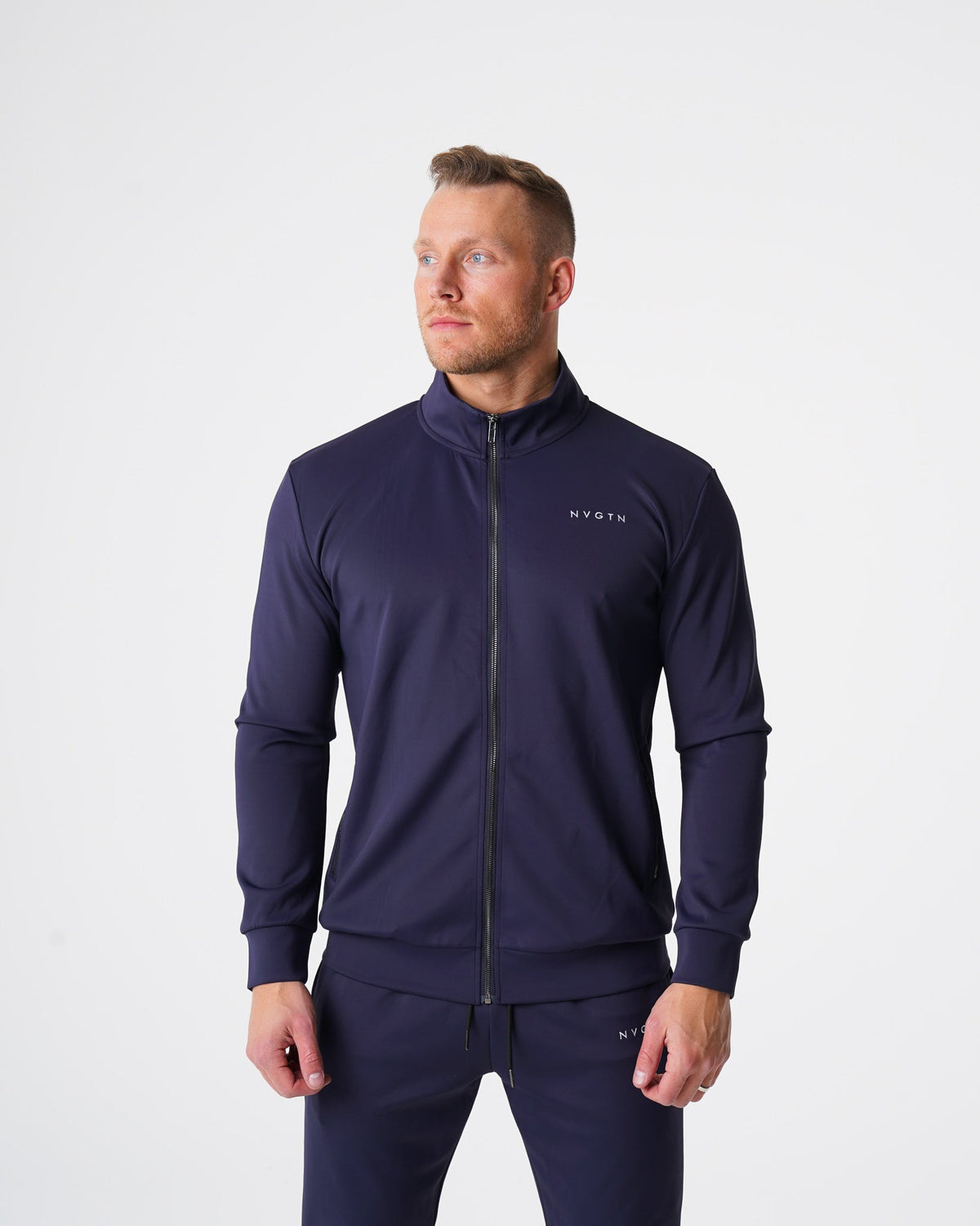 Navy Track Jacket