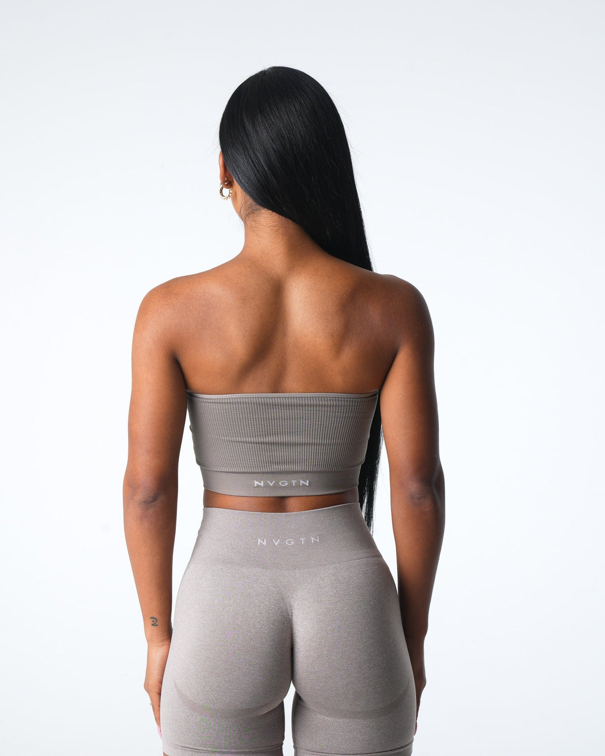 Taupe Conquer Ribbed Seamless Bra