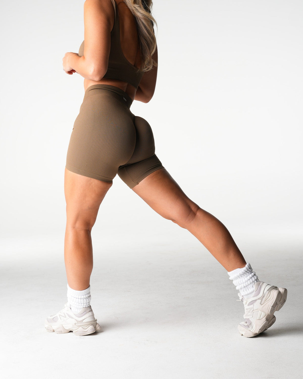 Dune Harmony Ribbed Seamless Shorts