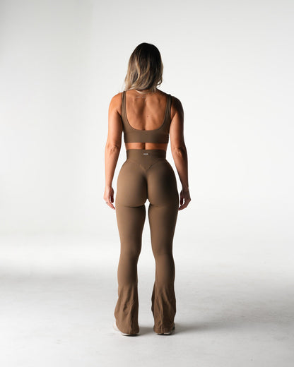 Dune Harmony Ribbed Seamless Flare Leggings