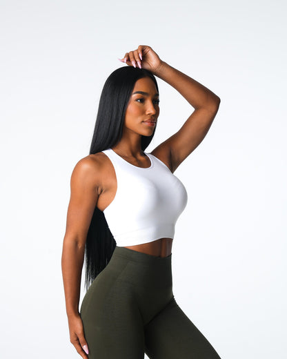 White Resilience Seamless Bra