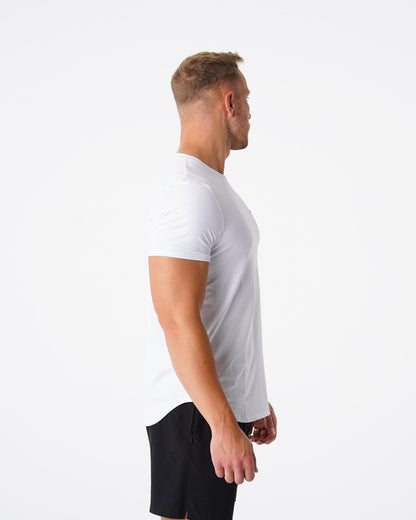 White Pulse Fitted Tee