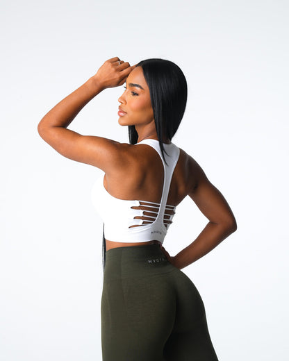 White Resilience Seamless Bra