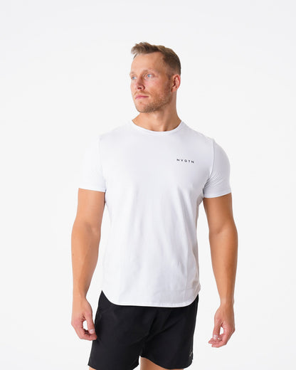 White Pulse Fitted Tee