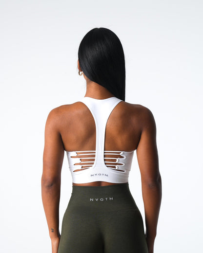 White Resilience Seamless Bra
