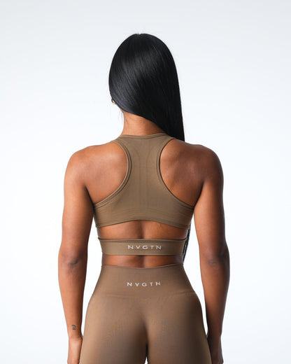 Toasted Almond Rise Seamless Bra