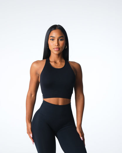 Black Resilience Seamless Bra