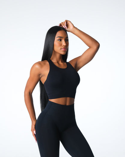 Black Resilience Seamless Bra