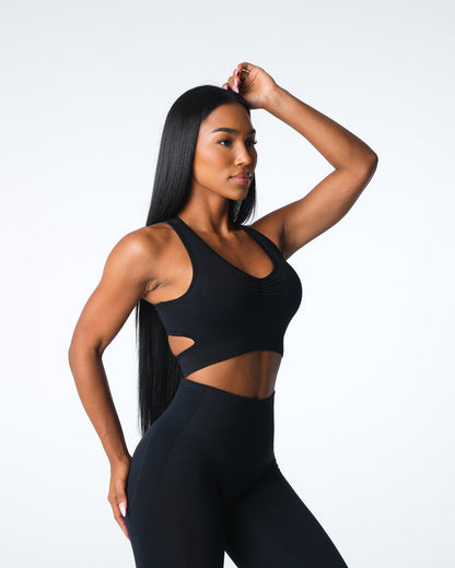 Black Rise Seamless Bra
