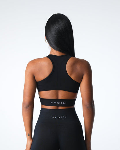 Black Rise Seamless Bra
