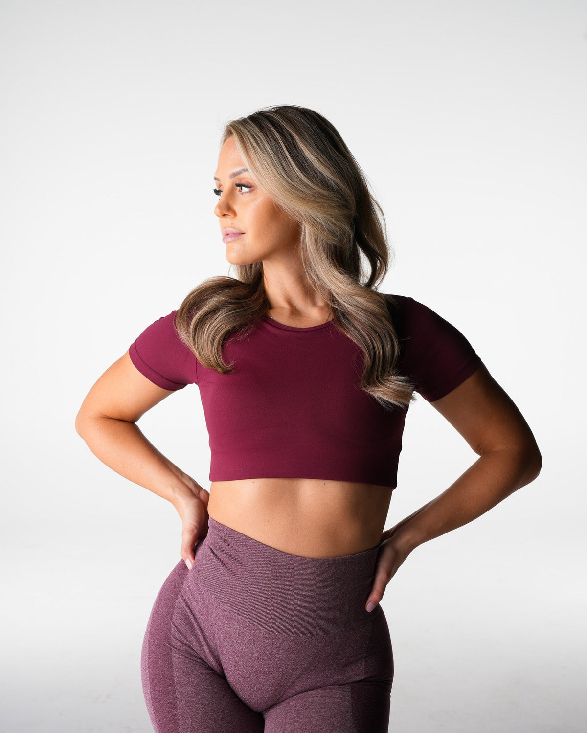 Merlot Solace Open Back Tee