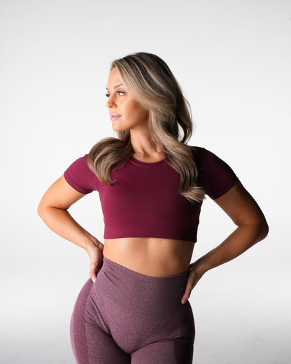 Merlot Solace Open Back Tee