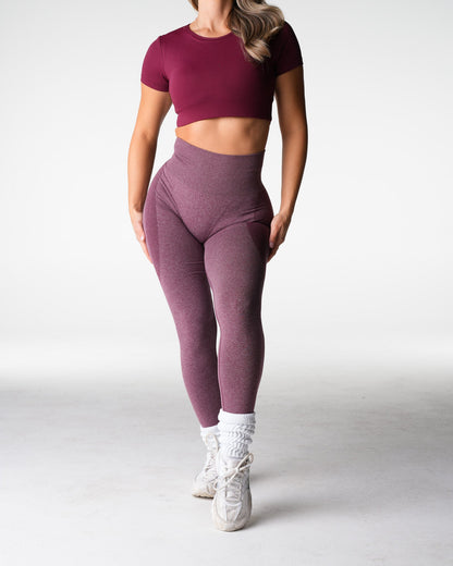 Merlot Viral Contour Seamless Leggings