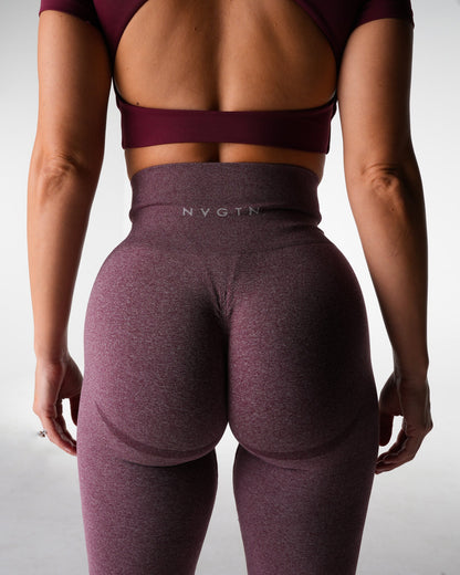 Merlot Viral Contour Seamless Leggings