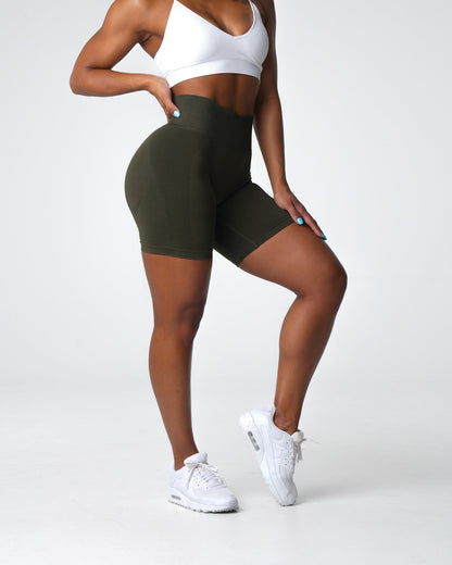 Olive Contour 2.0 Seamless Shorts