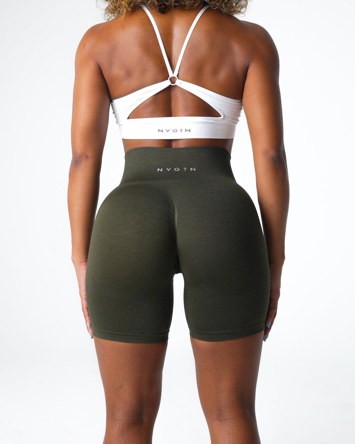 Olive Contour 2.0 Seamless Shorts