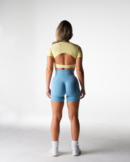 Butter Yellow Solace Open Back Tee