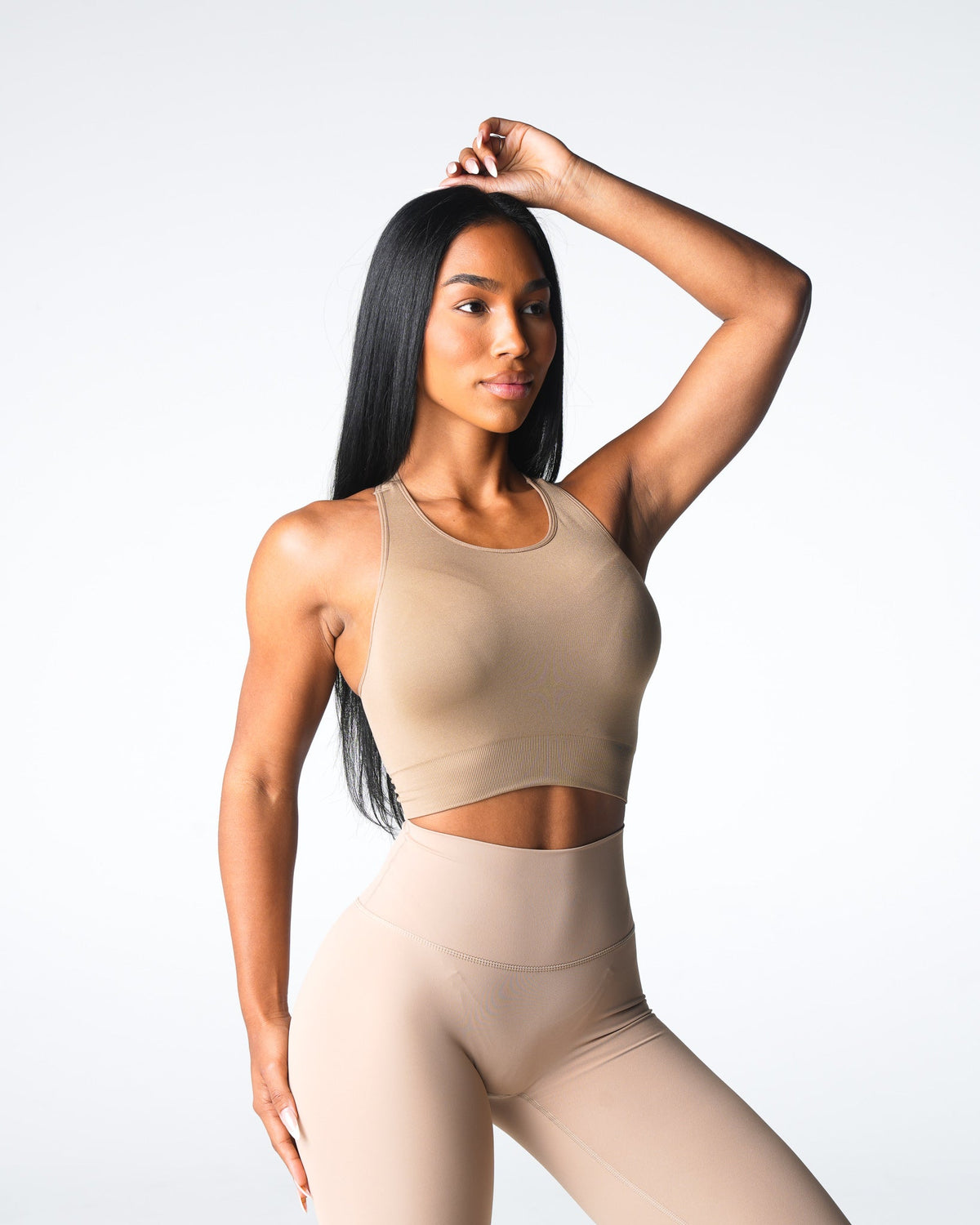 Beige Resilience Seamless Bra