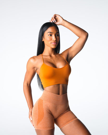 Terracotta Cascade Seamless Bra