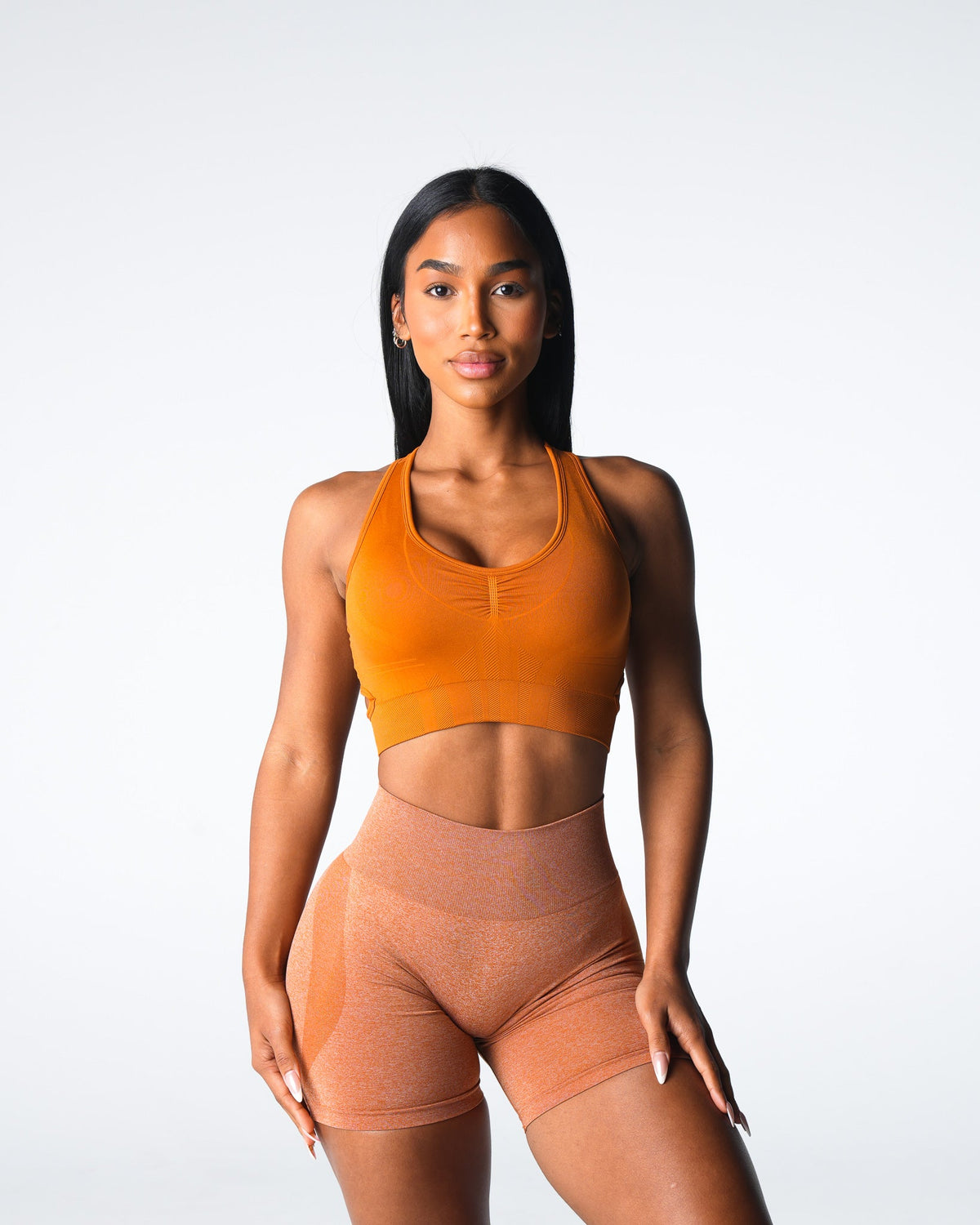 Terracotta Rise Seamless Bra