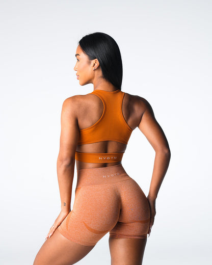 Terracotta Rise Seamless Bra