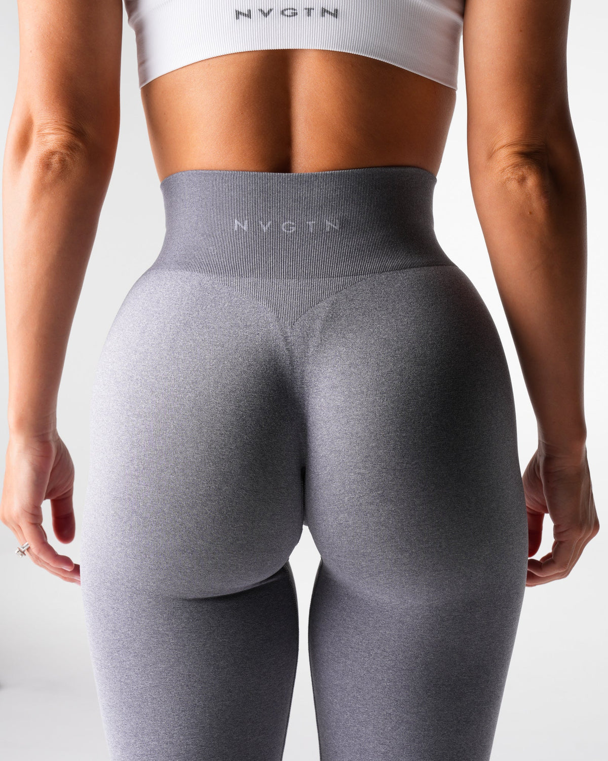 Grey Tall Iconic Seamless Flare Leggings