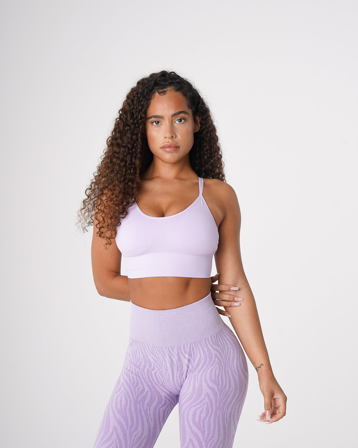 Lavender Flourish Seamless Bra