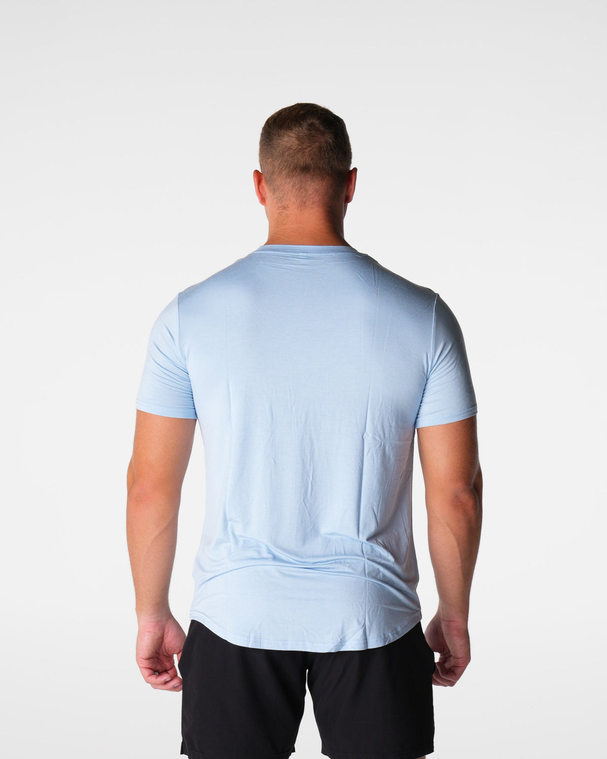 Sky Blue Tech Fitted Tee