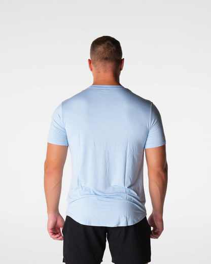 Sky Blue Tech Fitted Tee