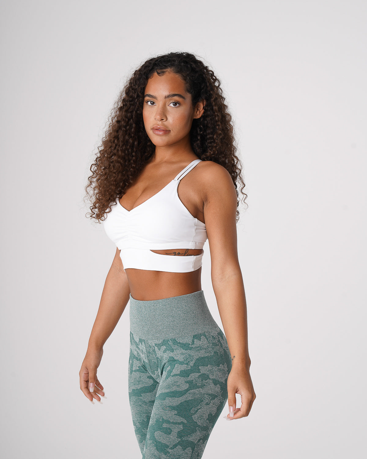 White Revolve Bra