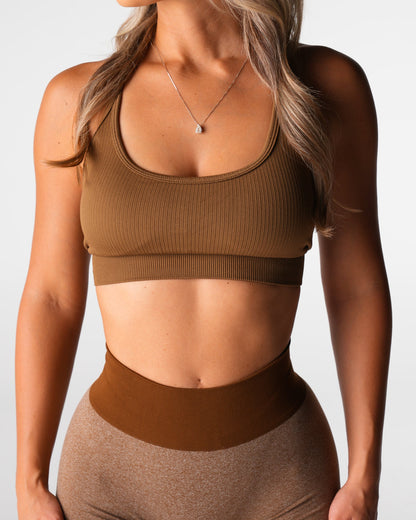Mocha Wander Seamless Bra