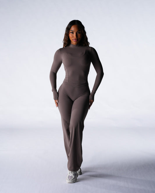 Dark Roast Solace Mock Neck Long Sleeve