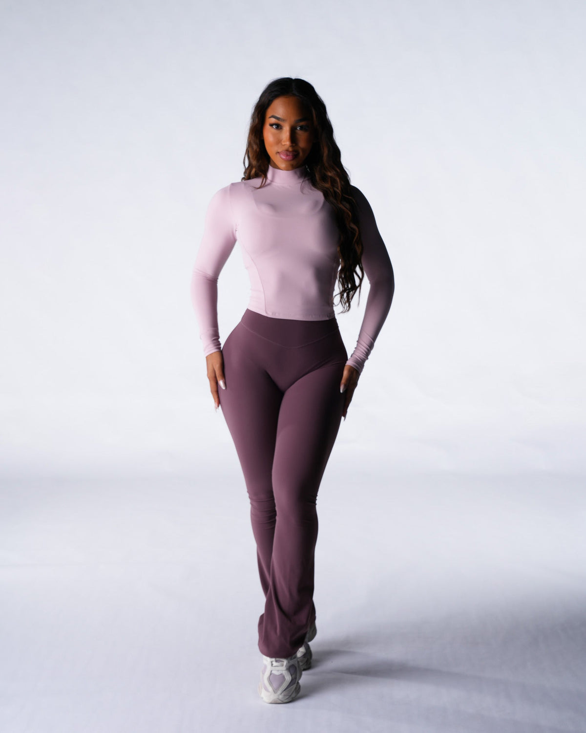 Winter Blush Solace Mock Neck Long Sleeve